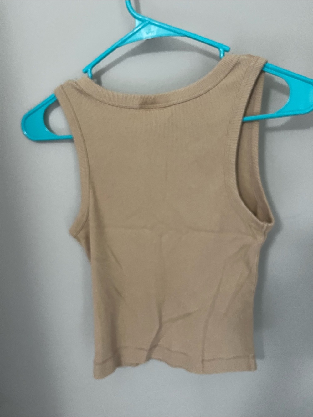 Universal Thread Beige Ribbed Scoop Tank - Picture 2 of 3